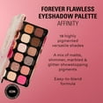 thumbnail image 4 of Revolution Forever Flawless Eyeshadow Palette, Affinity, 18-Shade Palette, 4 of 6