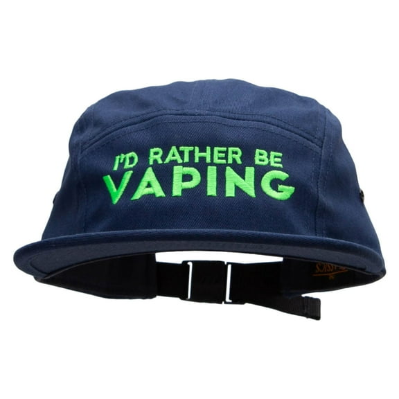 I'd Rather Be VapingEmbroidered Classic Jockey Cap - Navy OSFM
