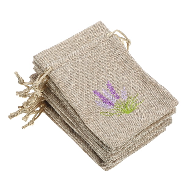 20 bolsitas pequeñas con cordón, bolsitas vacías de lavanda, bolsas de almacenamiento para manualidades, suministros para bodas, cumpleaños y fiestas