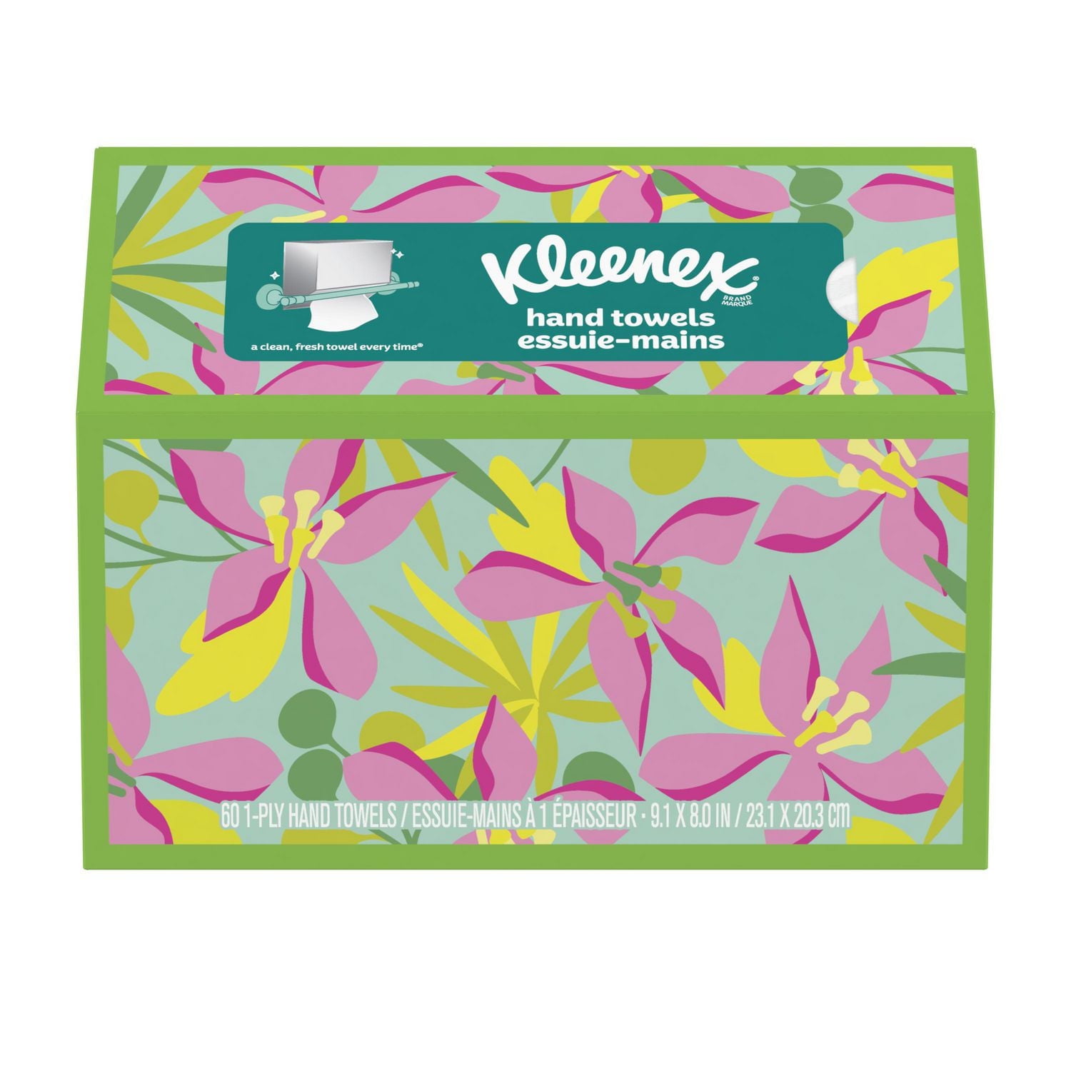 Kleenex Disposable Hand Paper Towels, 60 Count, 1 box, 60 Count