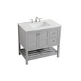 thumbnail image 4 of 36 inch Single Bathroom Vanity in Gray, 4 of 8