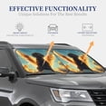 thumbnail image 4 of Saiise Golden Cloud Winged Dog for Foldable Car Sun Shades (2-Pack) Offer Sun Protection with an Easy-fold Design for Convenient Windshield Shading-Large, 4 of 6