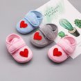 thumbnail image 5 of KEINXS Baby Sweet Shoes Newborn Boys Girls Toddler Shoes Red Heart Crib Shoes Non-Slip Baby Boys Girls Shoes Internal length 11.5, 5 of 5