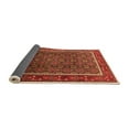 thumbnail image 2 of Ahgly Company Indoor Square Oriental Orange Industrial Area Rugs, 5' Square, 2 of 4