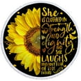 thumbnail image 2 of LSLJS Beach Serviette de Plage Été Serviette de Plage Essentials Motif Rond Plage Piscine Serviette de Douche Ménagère Couverture Tapis de Yoga, 2 of 2