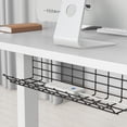 thumbnail image 4 of czcpp-Under Desk Cable Management Organizer Tray - Sturdy Metal Cable Tray for Office, Home, and Indoor Use - SA-CMT40, 4 of 4