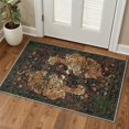 thumbnail image 6 of GENIMO 5'x7' Animal Print Area Rug for Living Room, Machine Washable Non Slip Low Pile Rug for Bedroom Dining Room, Smoky Green, 6 of 7