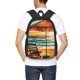 thumbnail image 4 of Balery Beach Umbrella Sunset Mochila para hombre y mujer - Tela Oxford 600D resistente - Gran capacidad, resistente al agua, ideal para la escuela, viajes y senderismo, 4 of 6