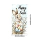 thumbnail image 3 of Decoraciones de Pascua, adornos de Pascua, regalos de Pascua, cortina de puerta de Pascua de 35 x 72 pulgadas, decoración de puerta y pared de Pascua, decoración para festivales y fiestas, cubierta de, 3 of 6
