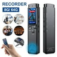 thumbnail image 4 of VTIN Voice Activated Digital Recorder, Tape Recording Pen USB Charge, Professional Noise-Cancelling One-Click Recording Pen, Audio MP3 Player, Black, 4 of 12