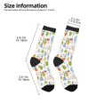 thumbnail image 2 of Fuzoiu Cactus Plants Print Kids Socks For Boys Girls,Grip Crew Socks with Non Slip,Lightweight Stretch Crew Socks,Toddlers Crew Boot Socks, 2 of 5