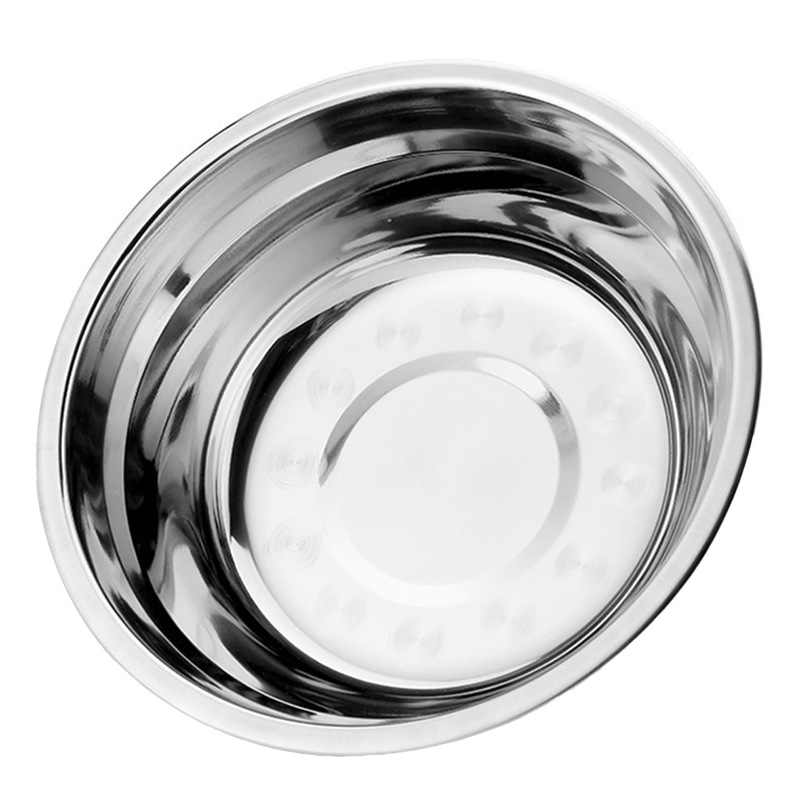 HElectQRIN Metal Bowls,26cm Stainless Steel Basin Mixing Bowl Thicken