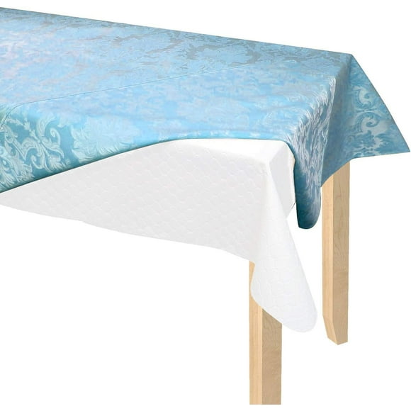 Clear Plastic Tablecloth Protector Table Cloth Vinyl ()