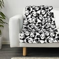 thumbnail image 3 of Picia Cute Panda (3) Pattern Baby Soft Dot Blanket with Silky Satin Backing Baby Gifts for Boys and Girls (30" x 40"), 3 of 9