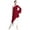 Burgundy, variant on Alvivi Womens Liturgical Praise Worship Dance Tunic One Shoulder Asymmetrical Overlay Tunic Top Burgundy L