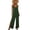 Army Green, variant on Enjoytime Women's Jumpsuits V-Neck Adjustable Straps Side Slits Wide Leg Rompers Casual Beach Vacation Clothes
