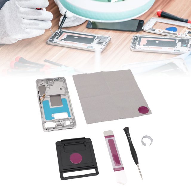 LCD Frame Replacement for S22, Professional Frame Replacement for S22 Sturdy for Damaged Front Frame Black,Silver,Rose Gold,Green