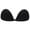 Black, variant on Strapless Self Adhesive Invisible Backless Push-up Bra Waterproof Triangular Stealth Bra Wedding Ball Gowns Swinming Costumes Black