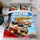 thumbnail image 4 of Alvin y las Ardillas Conjunto de sábanas temático, trío de piezas, cómodo y amigable con la piel, diseño único, regalo de decoración para el hogar para familiares, amigos y fans,135cm *200cm, 4 of 6