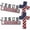1 piece, variant on Jinerra Blessed Jesus Edition Cross Emblem Metal Badge,Faith Cross Edition Metal Car Emblem Badge,3D Chrome American Flag Christian Vehicle Decal for Trucks SUVs Tailgates