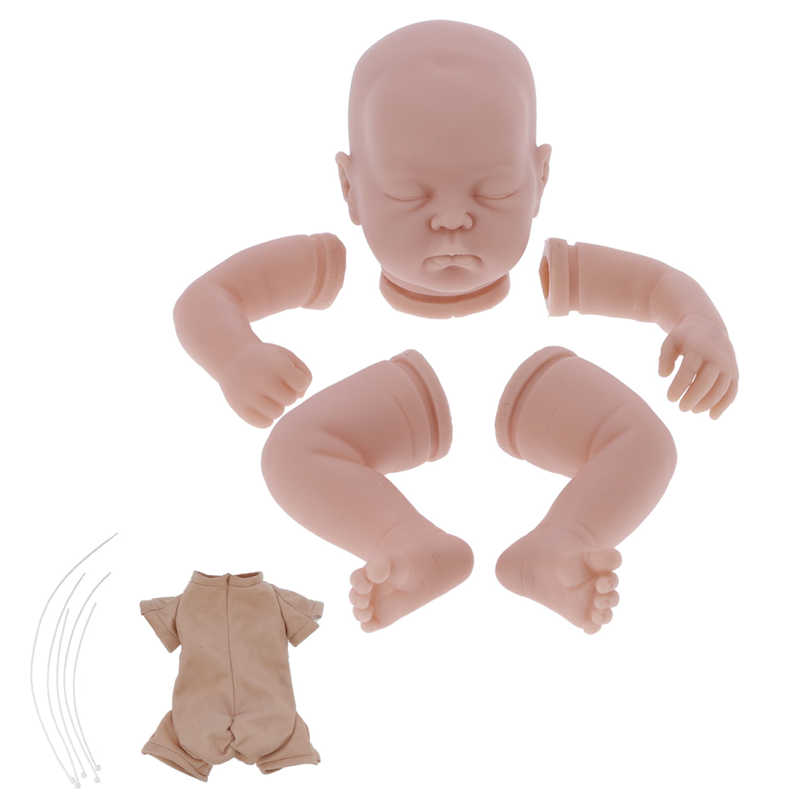 Large 29 Inch Unpainted Reborn Full Limb Mold & Cloth Body Baby Supplies DIY 