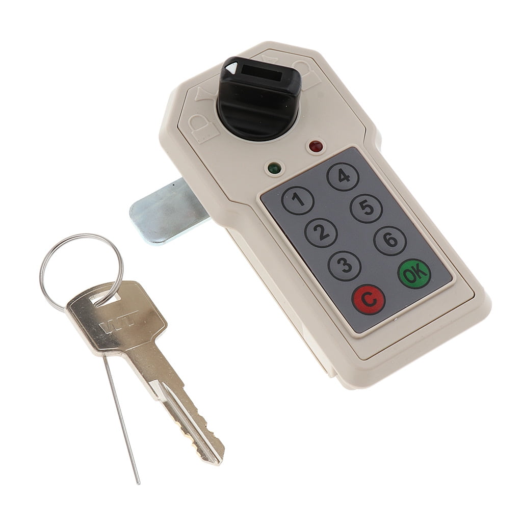 1Set Electronic Intelligent Password Keypad Number Drawer Cabinet Lock for Gym