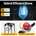 thumbnail image 3 of SPECSTAR Dual Basket Propane Deep Fryer and 54,000 BTU Cast Iron Burner Stand, 3 of 8