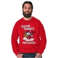 thumbnail image 5 of Santa Papa Smurf Christmas Presents Sweatshirt for Men or Women Brisco Brands L, 5 of 6