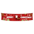 thumbnail image 1 of PVCS Non-woven Christmas Letters Banner Decorative Banner Pull Flag Festival Decoration, 1 of 6