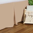 thumbnail image 3 of Superior Egyptian Cotton Solid Bed Skirt, Twin, Beige, 3 of 3