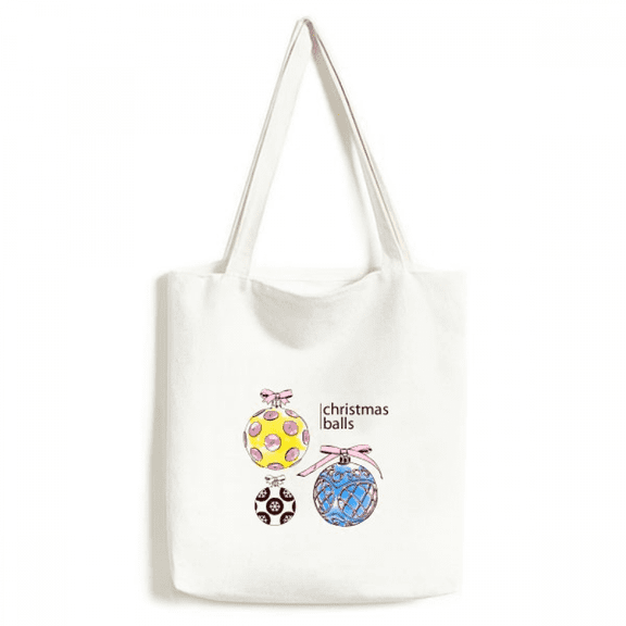 Merry mas Round Candy Pattern Tote Canvas Bag Shopping Satchel Casual Handbag