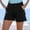 Black, variant on HAIJIE Swim Board Shorts Summer Beach Lightweight Short Pants 2026 Hiking Cargo Swim Shorts Outdoor for Women Wife Travel and Light Exercise