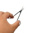 thumbnail image 4 of Unique Bargains Metal Curved Edge Brow Trimming Eyebrow Hair Scissors for Women, 4 of 5