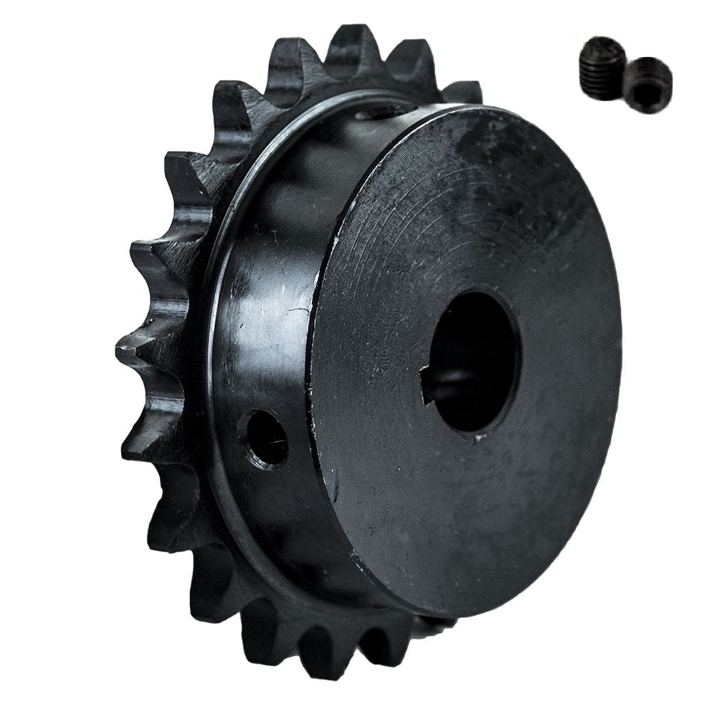 Browning H8022X 1 3/8 Finished Bore Roller Chain Sprocket Steel 22 Teeth Hardened Teeth Single Strand
