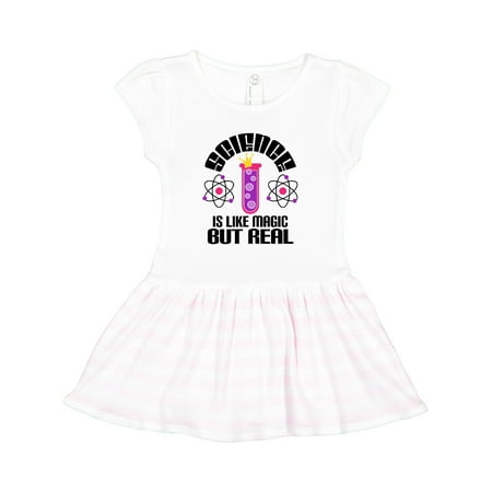 

Inktastic Science is Like Magic but Real Gift Toddler Girl Dress