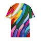 thumbnail image 4 of Plus Tamaño de las Mujeres Blusas, Cuello en V Casual Suelto Manga Corta Superior, Impresión Blusa Poliéster Spandex, 4 of 8
