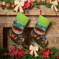 thumbnail image 6 of Lsque Tree Frog Pattern 18 Inch Christmas Stockings, Festive Holiday Stocking for Christmas Decorations Holiday Decor, 6 of 7