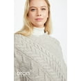thumbnail image 7 of Aran Knitted Poncho Women's SuperSoft Merino Wool Irish Cape Made in Ireland, One Size, 7 of 7