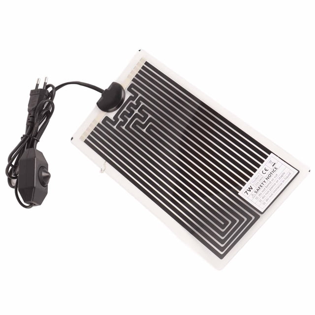 Almohadilla Térmica Para Reptiles, Alfombrilla Térmica Para Mascotas, Ahorro De Energía, 220 V, 7 W, Segura Para El Hogar