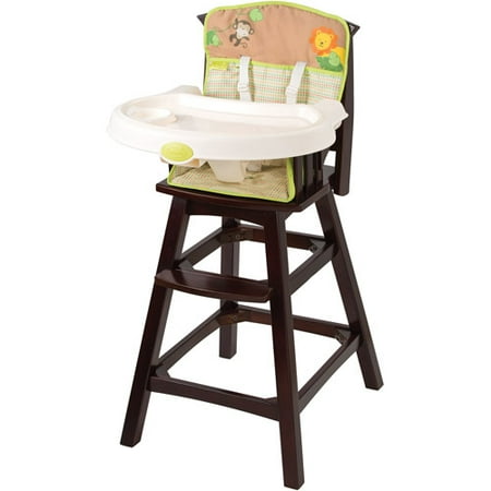 Summer Infant Classic Comfort Wood High Chair Swingin Safari Summer Infant Classic Comfort Wood High Chair Swingin Safari