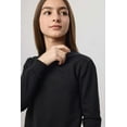 thumbnail image 3 of Real Essentials 3-Pack: Girls Ultra-Soft & Warm Long Sleeve Fleece Crew Neck Pullover Sweatshirt, 3 of 6