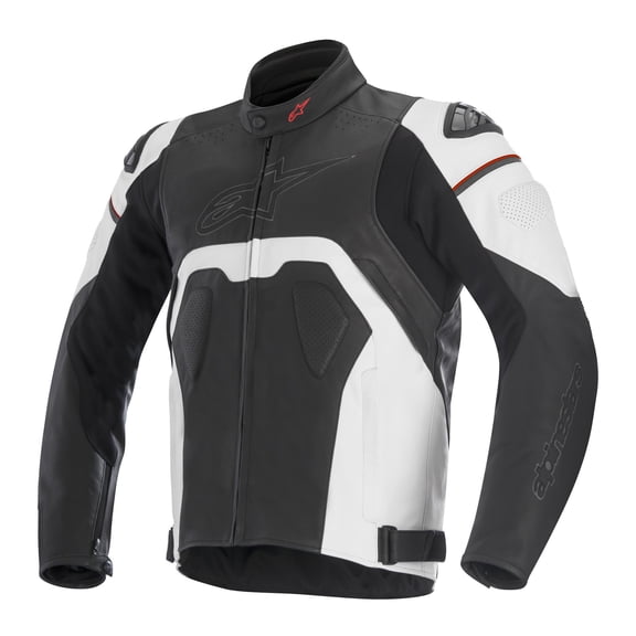 Alpinestars Core Mens Leather Jacket Black/White 58 EUR