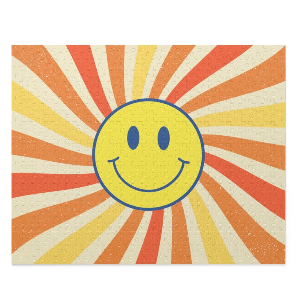 Retro Smiley Face Jigsaw Puzzle 500-Piece - Walmart.com