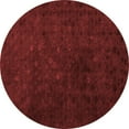 thumbnail image 1 of Ahgly Company Indoor Round Abstract Red Modern Area Rugs, 6' Round, 1 of 4