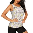 thumbnail image 2 of Lsque Lavender Flowers Printed Workout Tank Tops for Women, Athletic Sports Tank Tops, Compression Sleeveless Dry Fit Shirts,Sleeveless Yoga Shirt-Small, 2 of 9