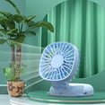 thumbnail image 2 of Tarmeek New Usb Handheld Fan 3 Wind Speeds Vertical Blowing Portable Fan USB Mini Desktop Rechargeable Brushless Folding Easy Storage Small Fan, 2 of 8