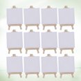 thumbnail image 2 of Qumonin Small Wooden Easel & Canvas Set - 12pcs, 2 of 5