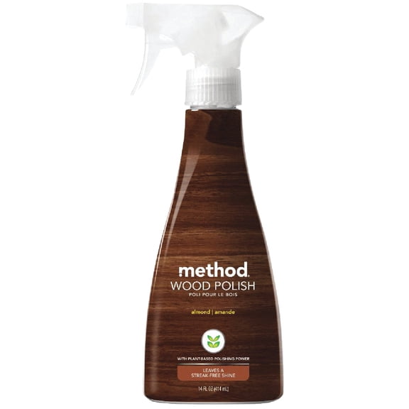 Method Wood for Good Polish Spray, Almond Scent - Scratch Cover - 12 oz