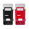 thumbnail image 3 of Rongfmy USB Powered Mini Fridge Drink Cans Cooling Fridge and Warmer Gifts - Red, 3 of 9