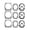 B, variant on 3 Set 3 in 1 Air Compressor Cylinder Head Base Valve Plate Gaskets Washers